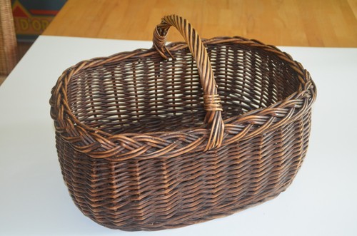 Weidenkorb mit henkel - weidenkorb,