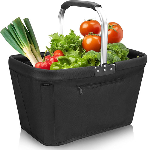 Faltbarer einkaufskorb 30l mit - faltbarer,